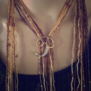 Gold Tone Cursive Letter “P” Rhinestone Brooch